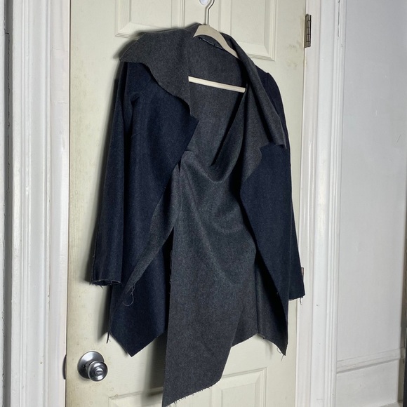 Osklen collection coat grey M jacket euc - Picture 7 of 15